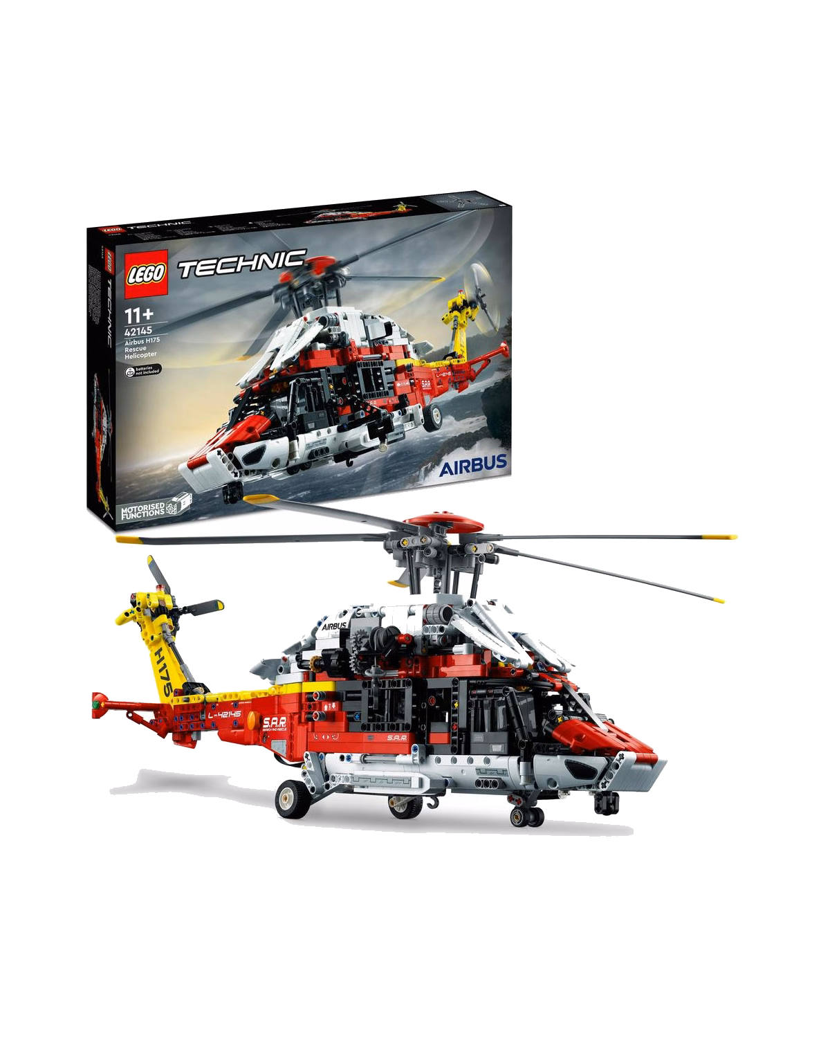 LEGO® 42145 Technic Airbus H175 Rescue Helicopter Toy Model - 1
