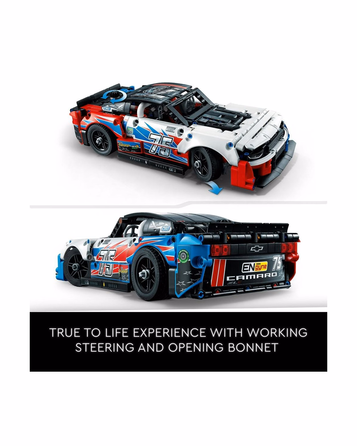 LEGO® 42153 Technic NASCAR Next Gen Chevrolet Camaro ZL1 Set - 3