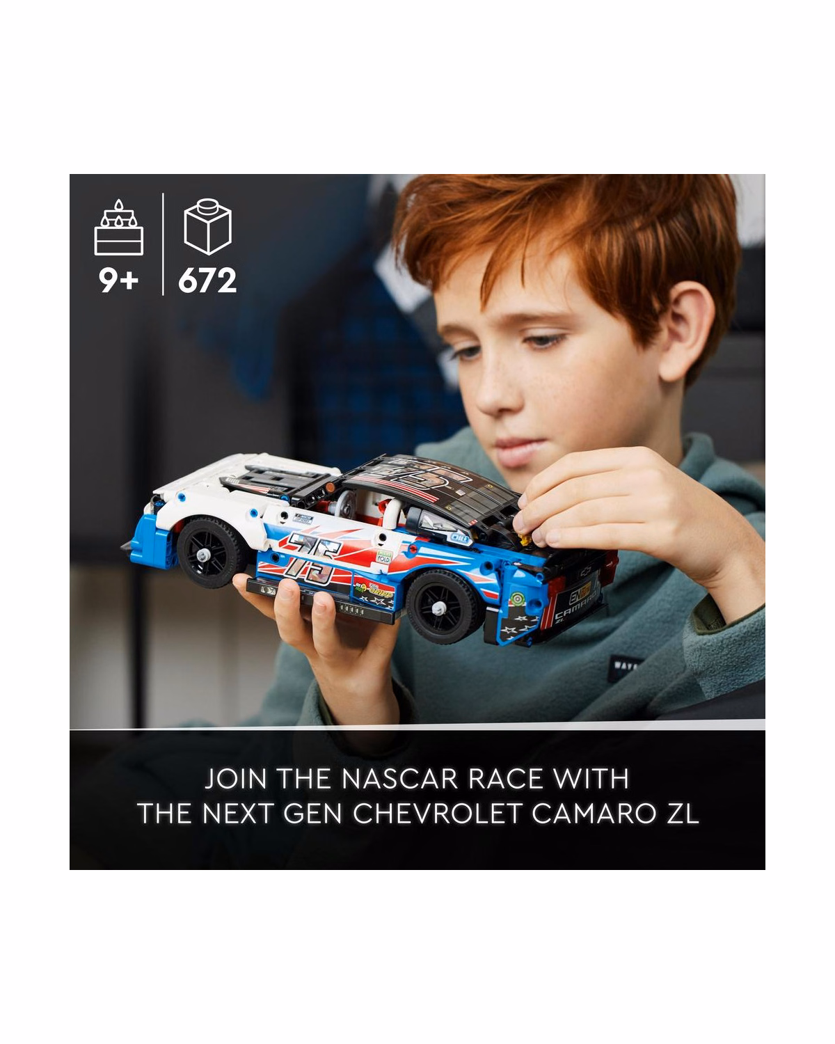 LEGO® 42153 Technic NASCAR Next Gen Chevrolet Camaro ZL1 Set - 6