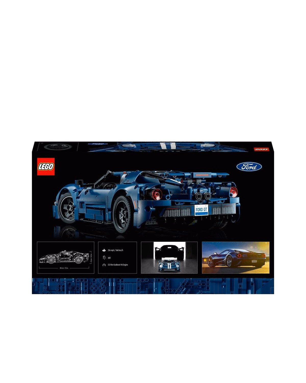 LEGO® 42154 Technic 2022 Ford GT Car Model Set for Adults - 2