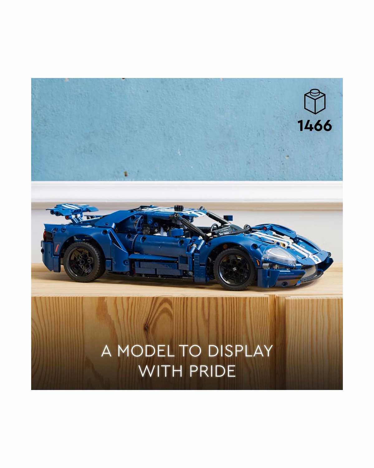 LEGO® 42154 Technic 2022 Ford GT Car Model Set for Adults - 6