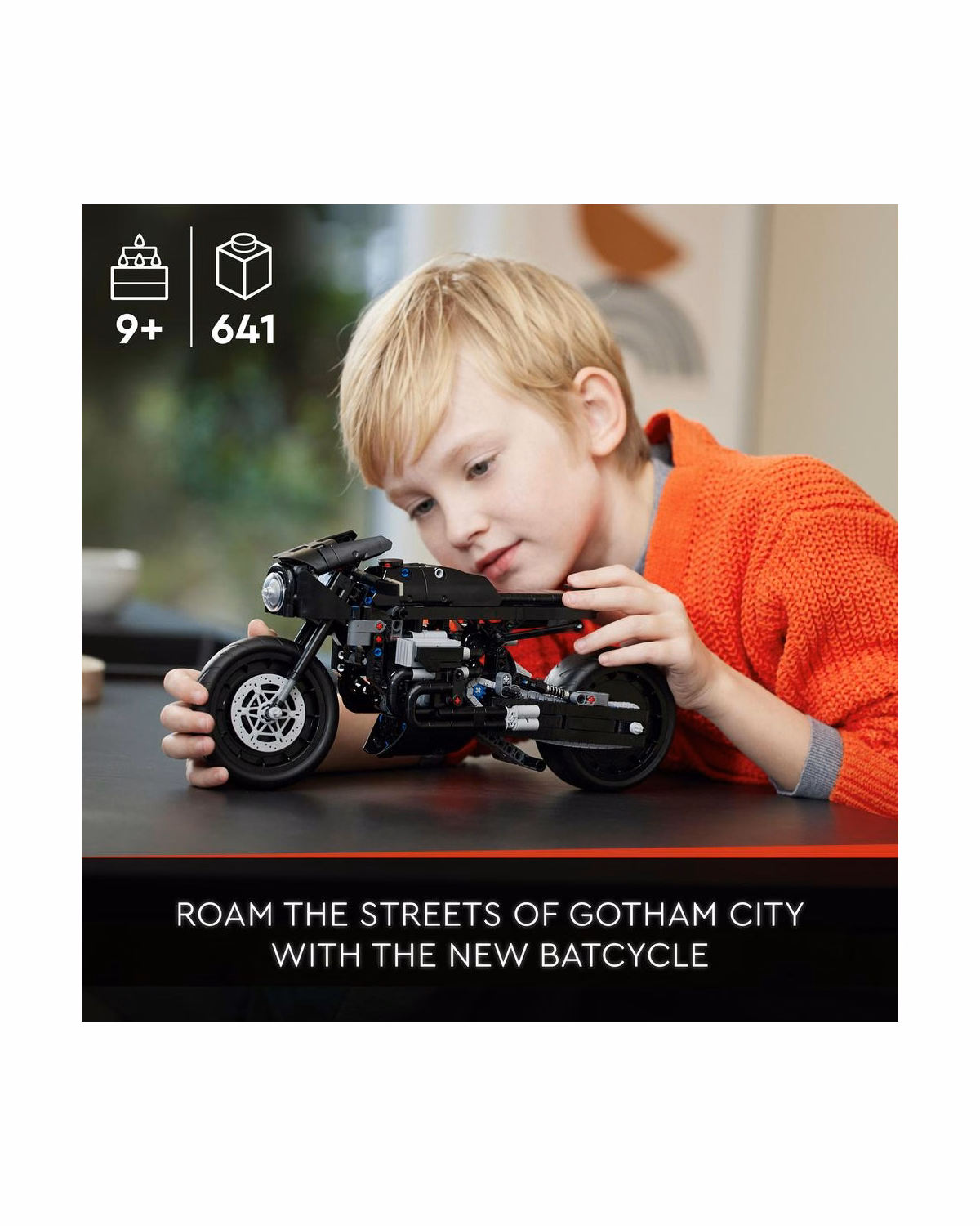 LEGO® 42155 Technic THE BATMAN – BATCYCLE Motorbike Model Toy - 7