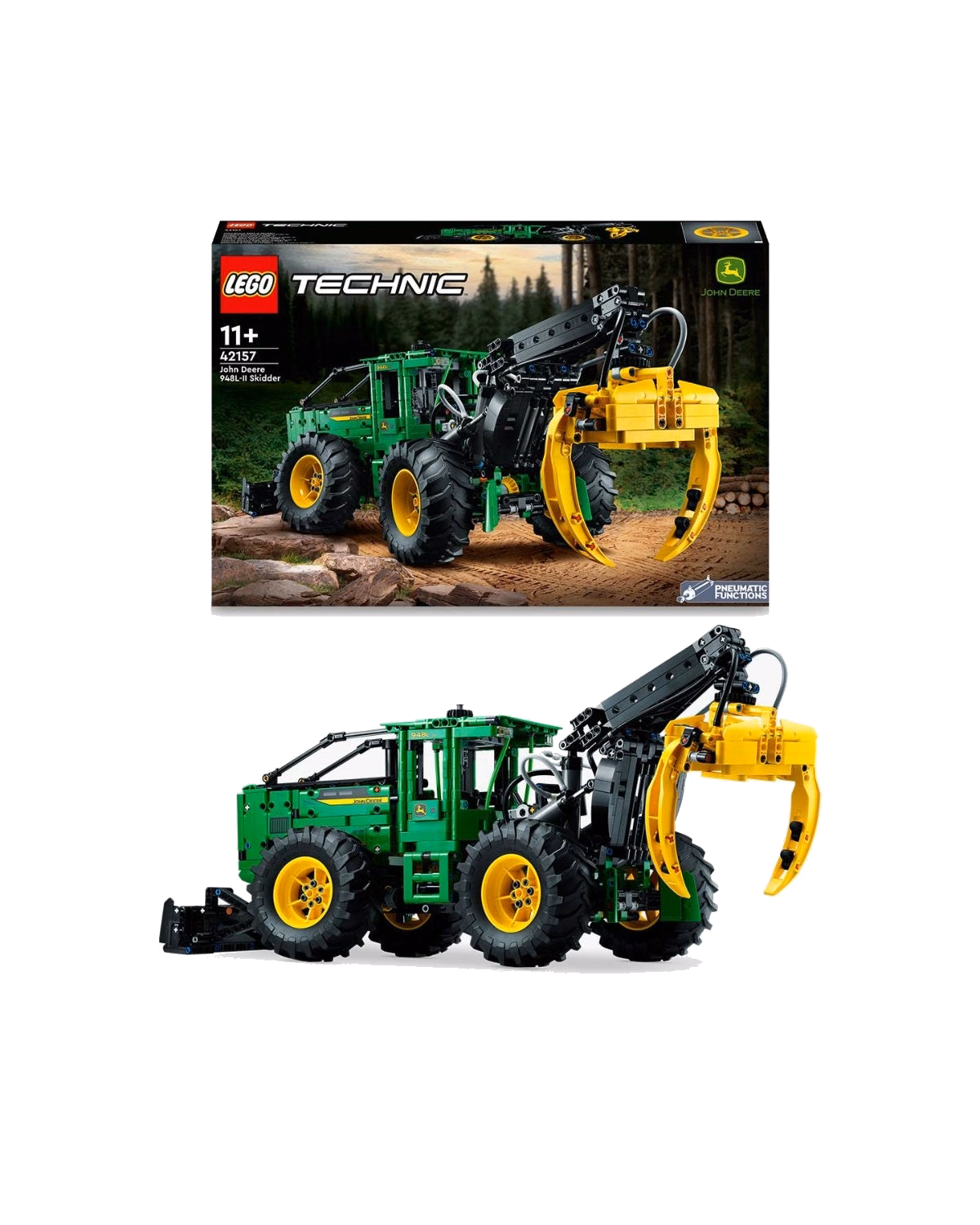 LEGO® 42157 Technic John Deere 948L-II Skidder Vehicle Set - 4
