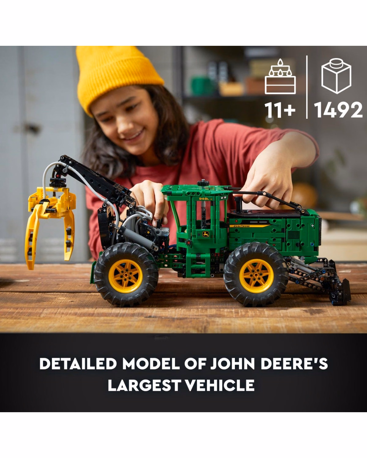 LEGO® 42157 Technic John Deere 948L-II Skidder Vehicle Set - 5