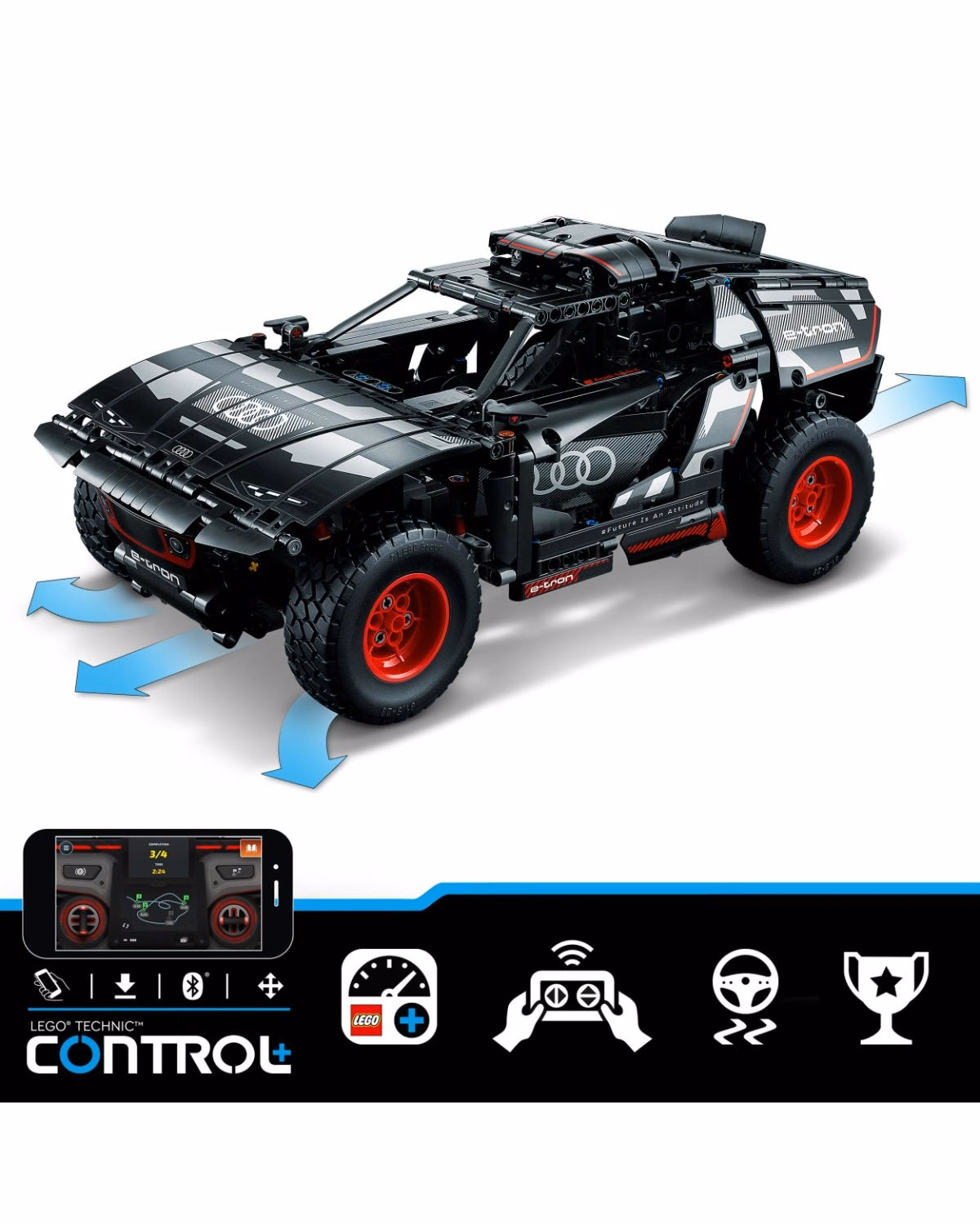 LEGO® 42160 Technic Audi Rs Q E-Tron Remote Control Car Toy - 5