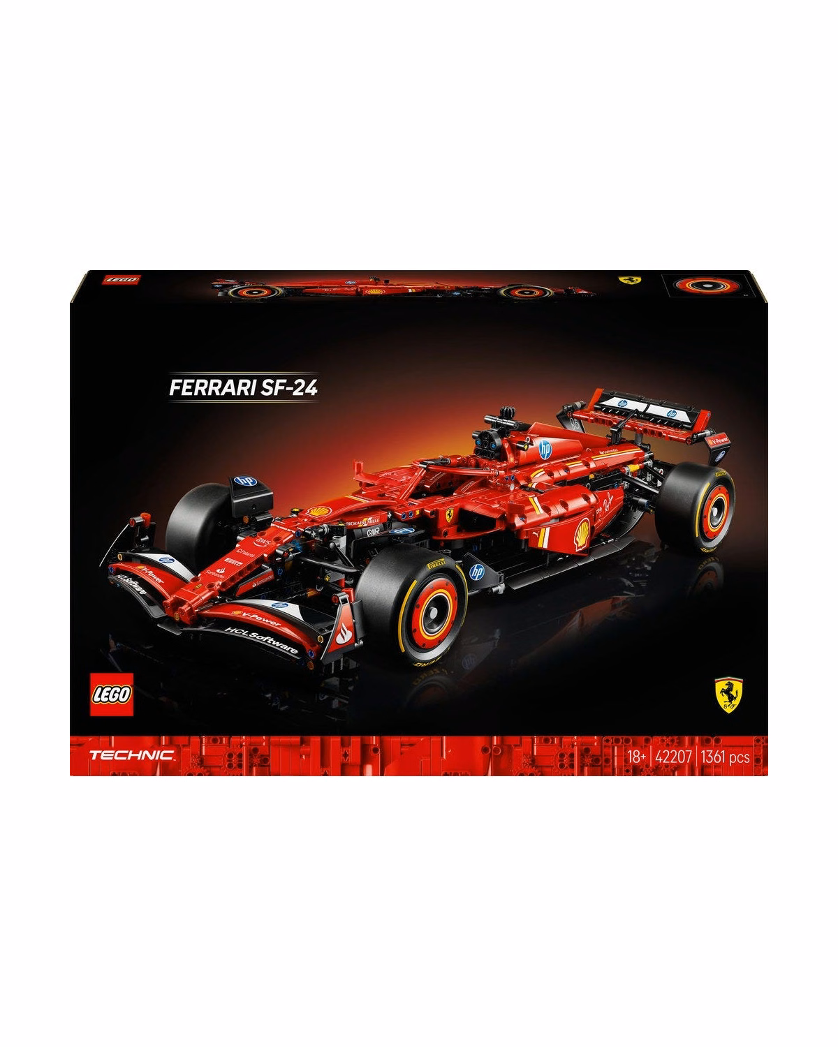 LEGO® Technic Ferrari SF-24 F1 Car Model Kit For Adults 42207 - 3