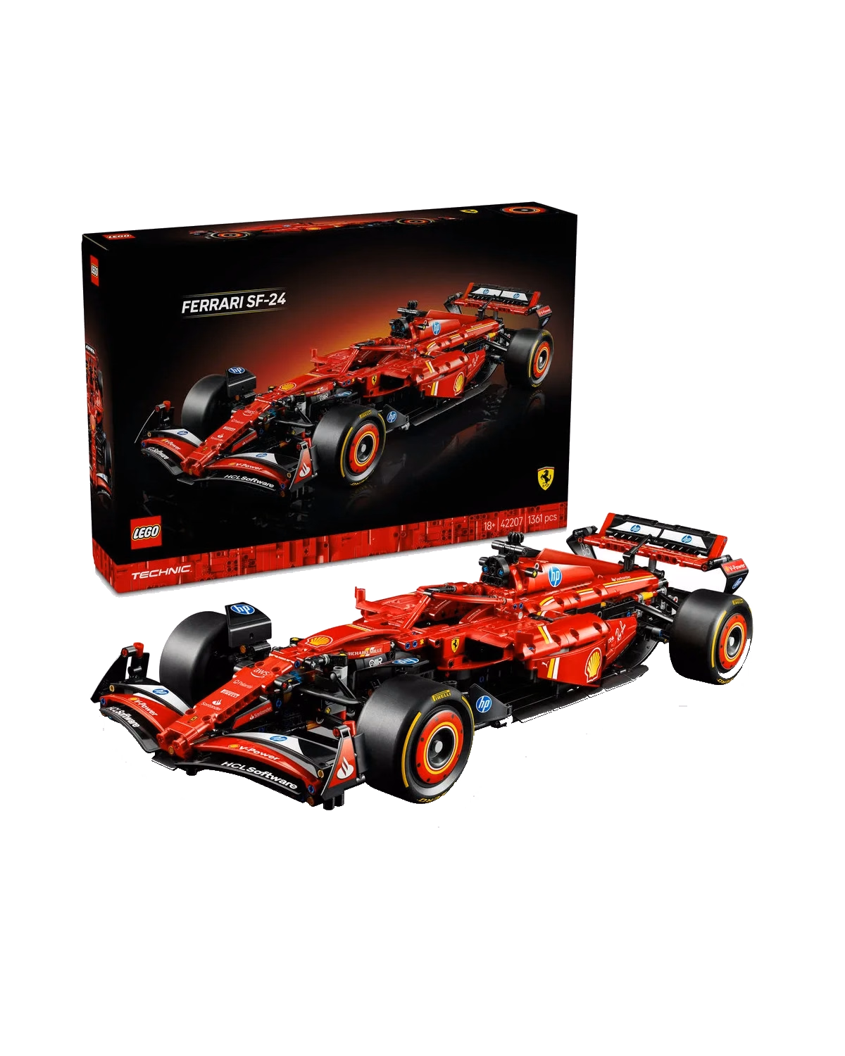 LEGO® Technic Ferrari SF-24 F1 Car Model Kit For Adults 42207 - 1
