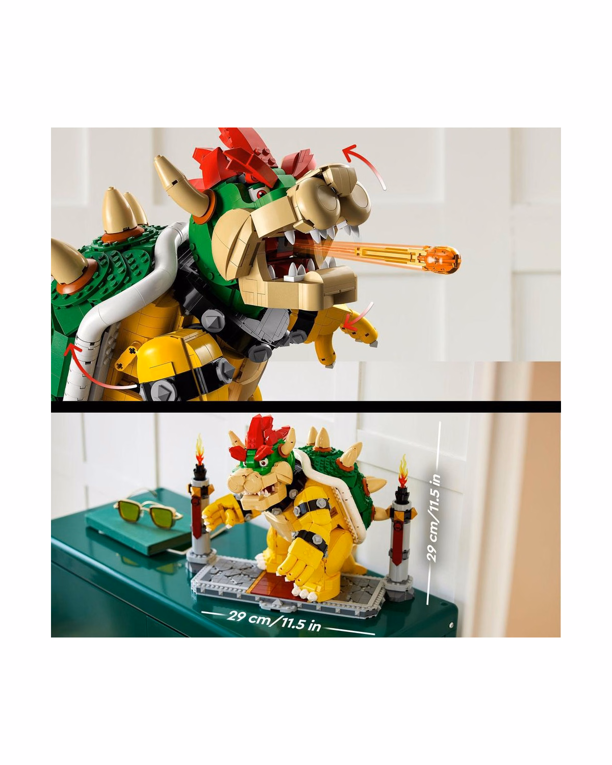 LEGO® 71411 Super Mario The Mighty Bowser Collectible Figure - 4