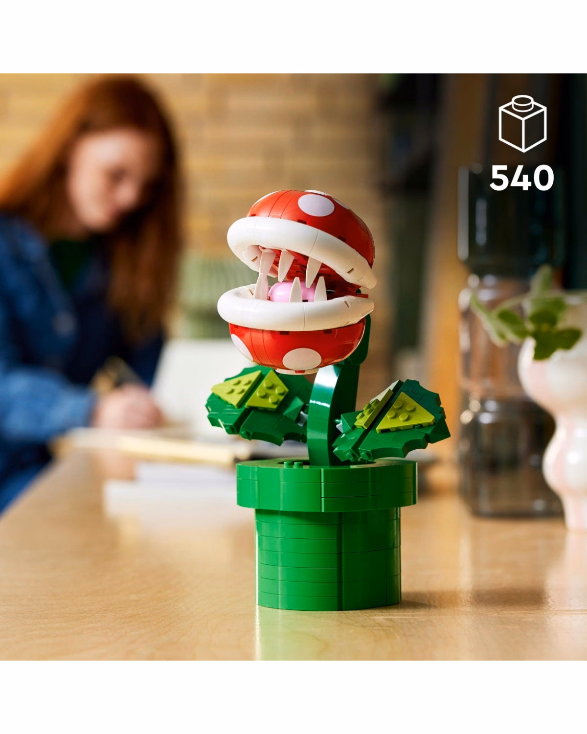 LEGO 71426 Super Mario Piranha Plant Figure Set for Adults - 8