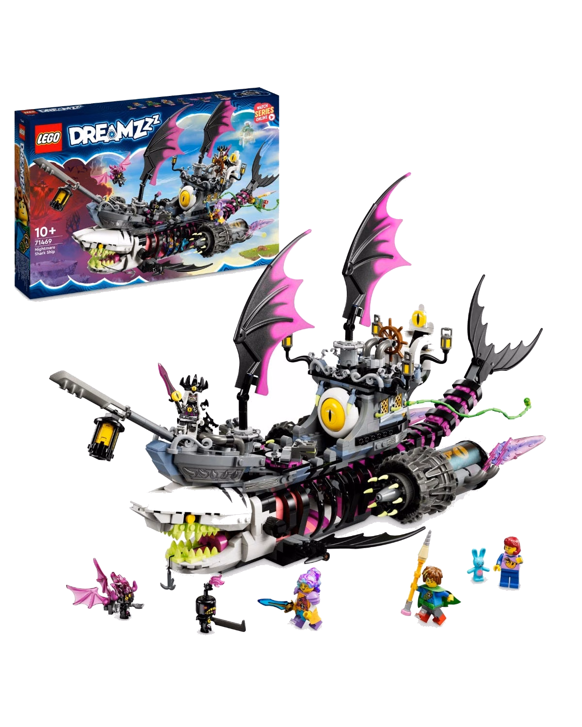 LEGO® 71469 Dreamzzz Nightmare Shark Ship, Pirate Ship Toy - 1