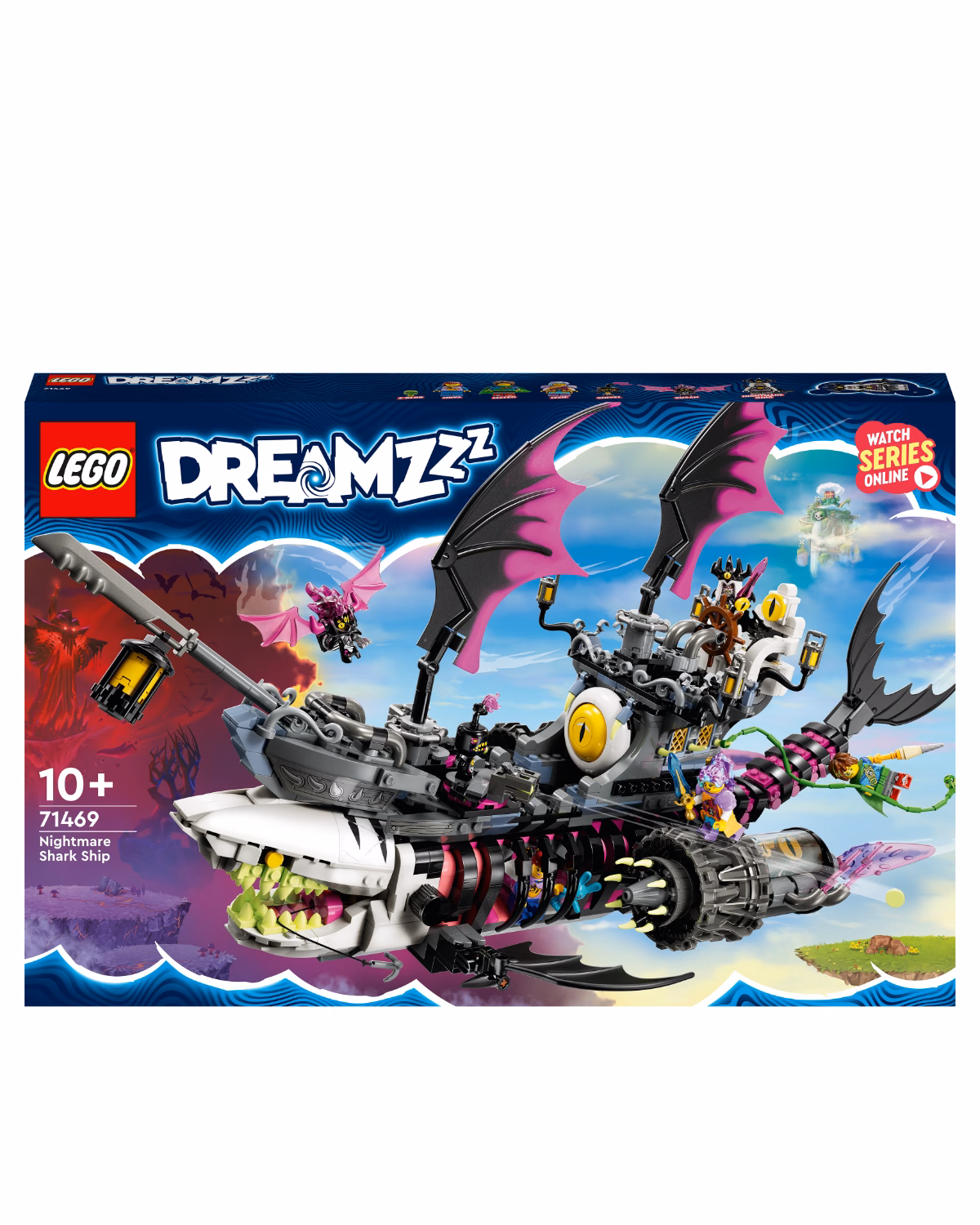 LEGO® 71469 Dreamzzz Nightmare Shark Ship, Pirate Ship Toy - 3