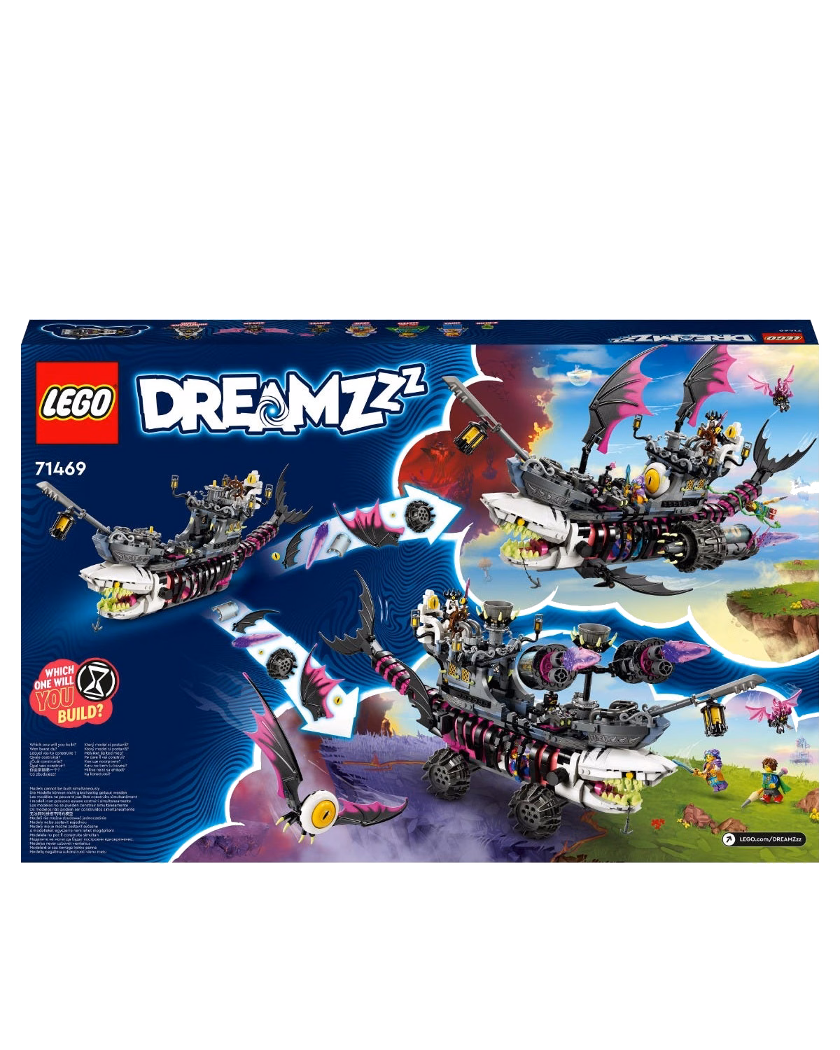 LEGO® 71469 Dreamzzz Nightmare Shark Ship, Pirate Ship Toy - 5