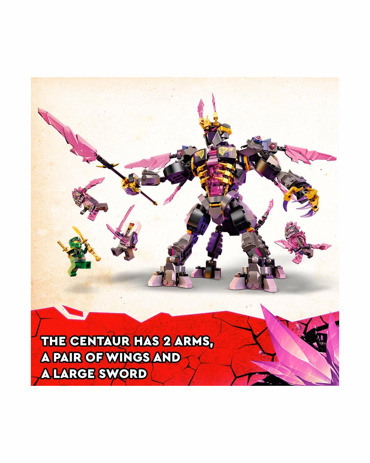 LEGO® 71772 Ninjago The Crystal King Action Figure Robot Set - 3