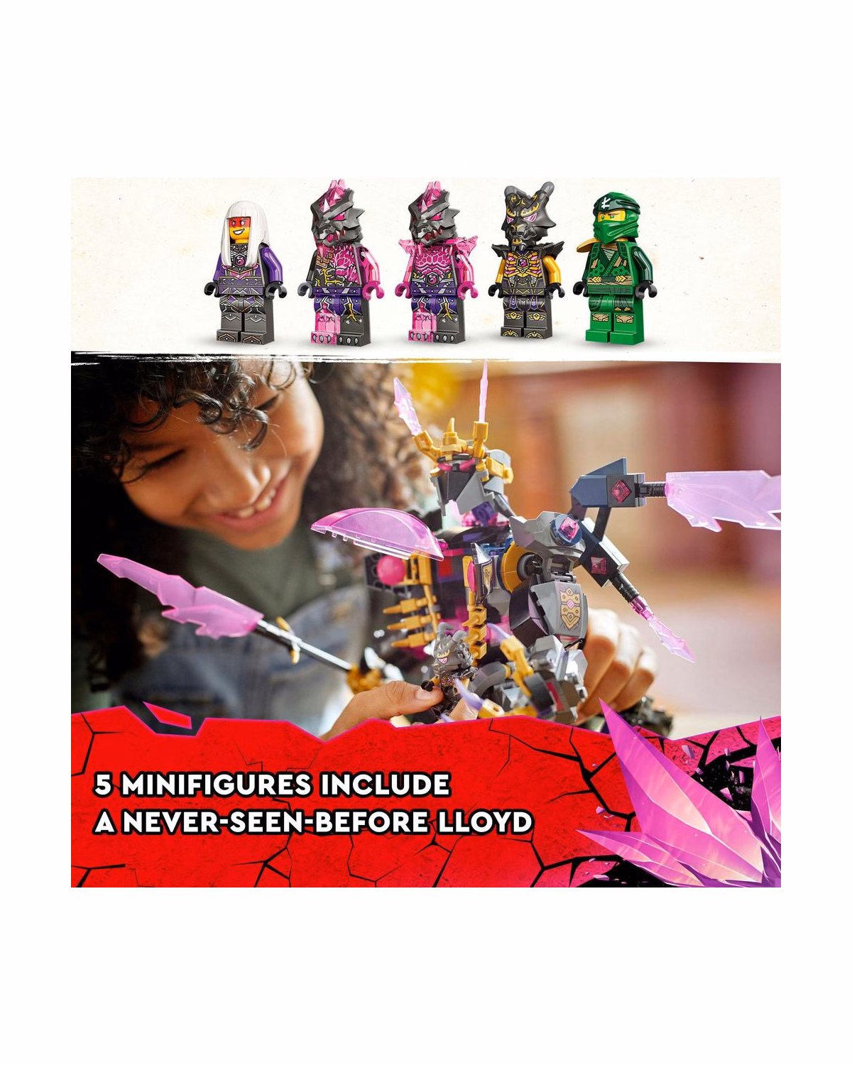 LEGO® 71772 Ninjago The Crystal King Action Figure Robot Set - 5