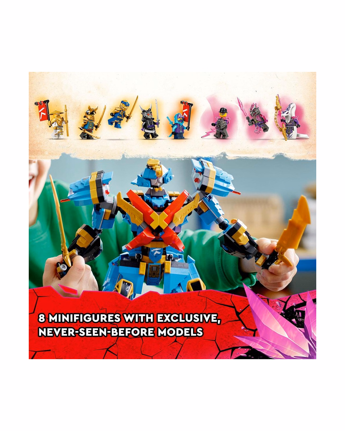 LEGO® 71775 Ninjago Nya's Samurai X MECH Action Figure Set - 3