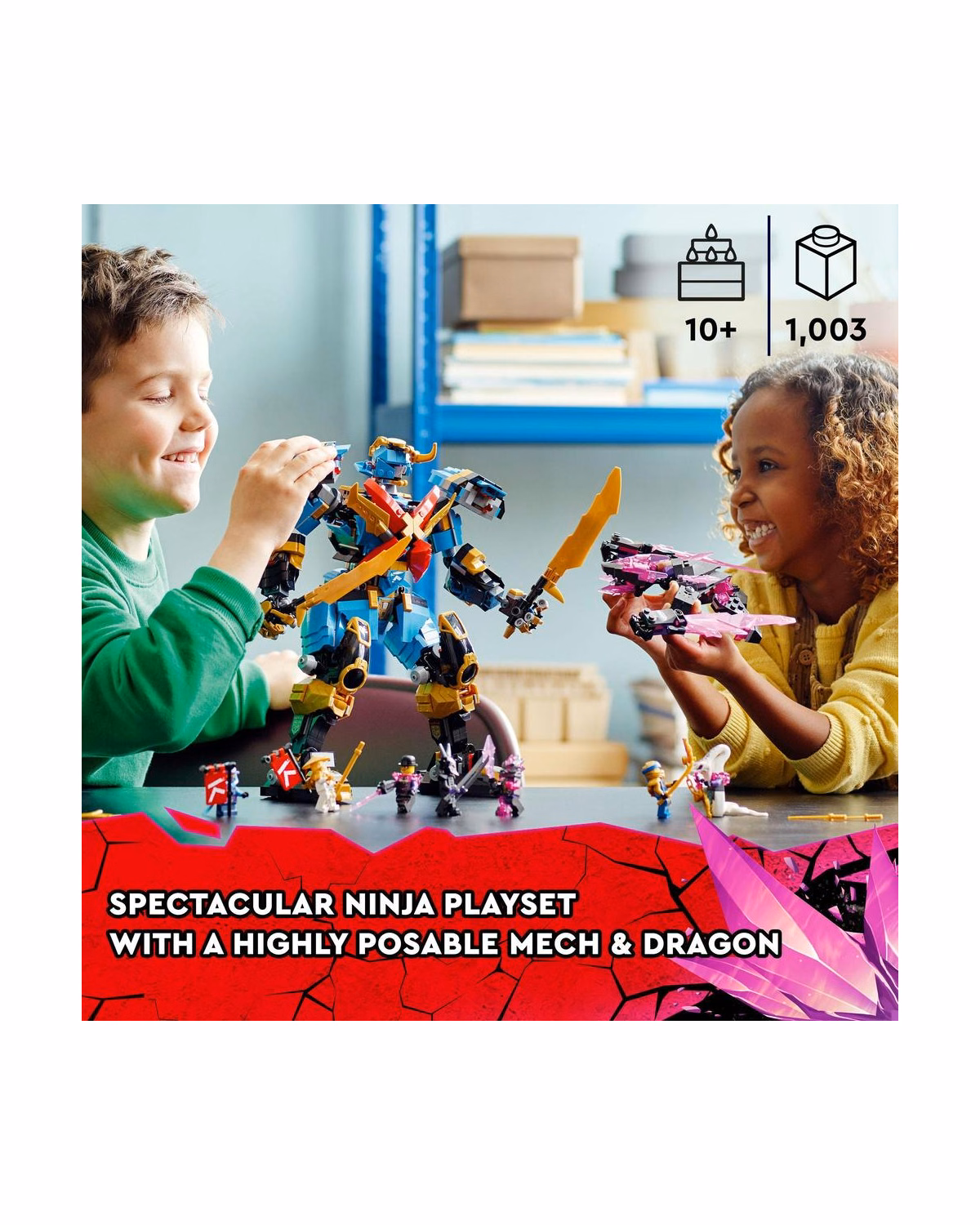 LEGO® 71775 Ninjago Nya's Samurai X MECH Action Figure Set - 5