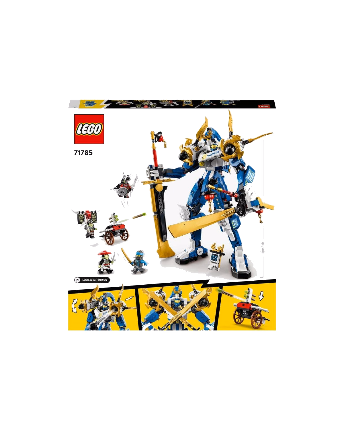 LEGO® 71785 Ninjago Jay’s Titan Mech Action Figure Battle Toy - 2