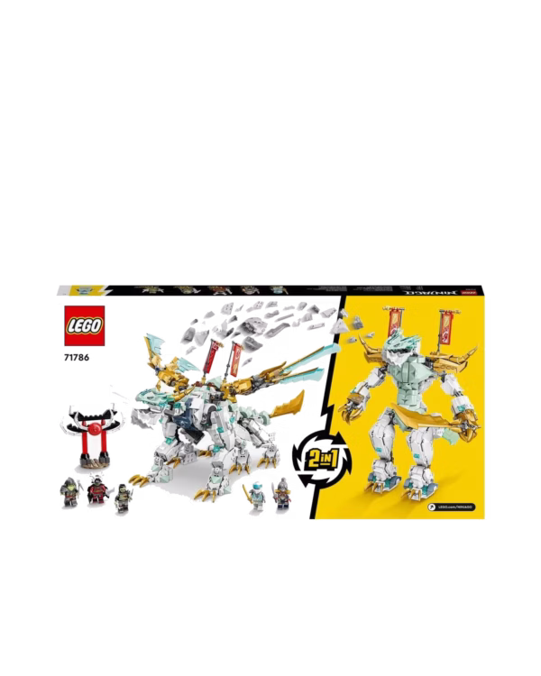 LEGO® 71786 Ninjago Zane’s Ice Dragon Creature Building Toy - 2