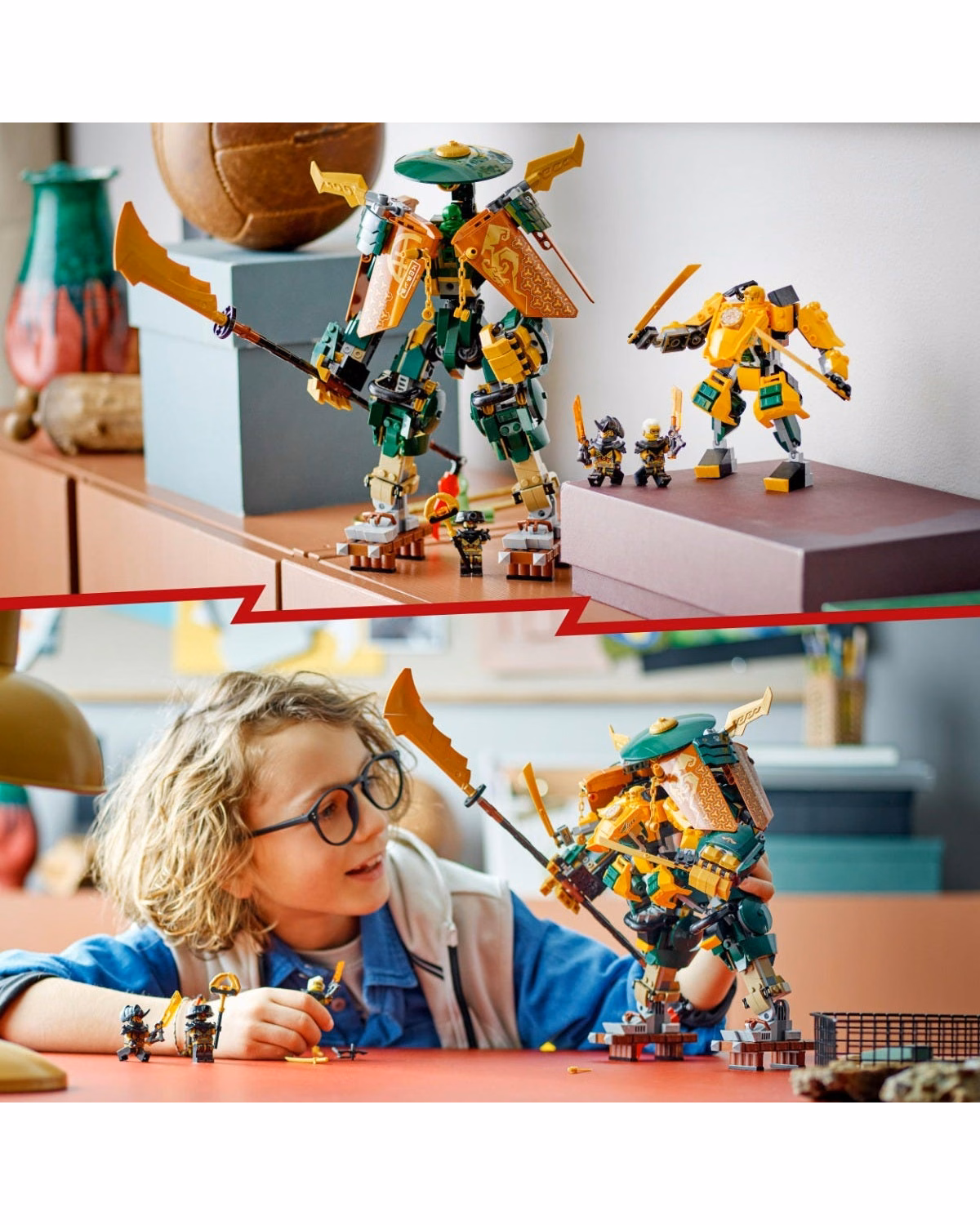 LEGO® 71794 Ninjago Lloyd and Arin's Ninja Team Mechs Set - 6