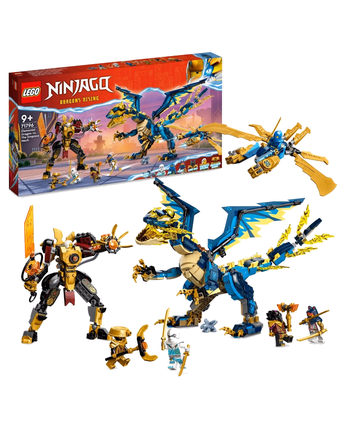 LEGO® 71796 Ninjago Elemental Dragon vs. The Empress Mech Set - 1