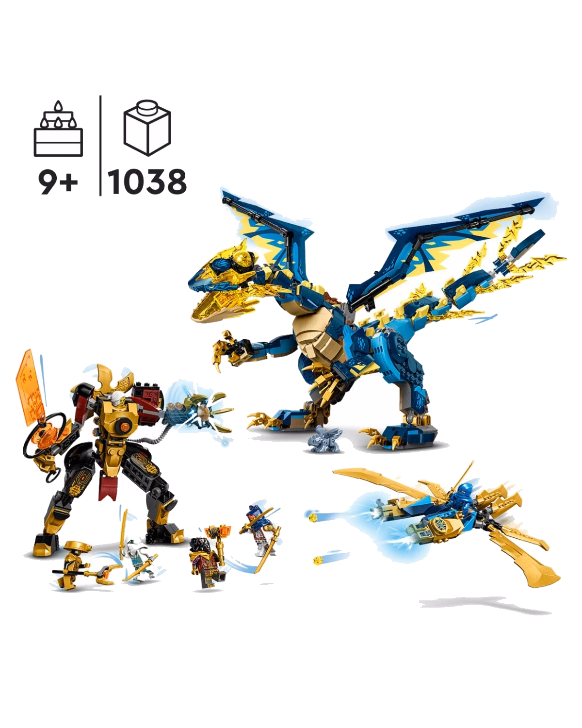 LEGO® 71796 Ninjago Elemental Dragon vs. The Empress Mech Set - 5