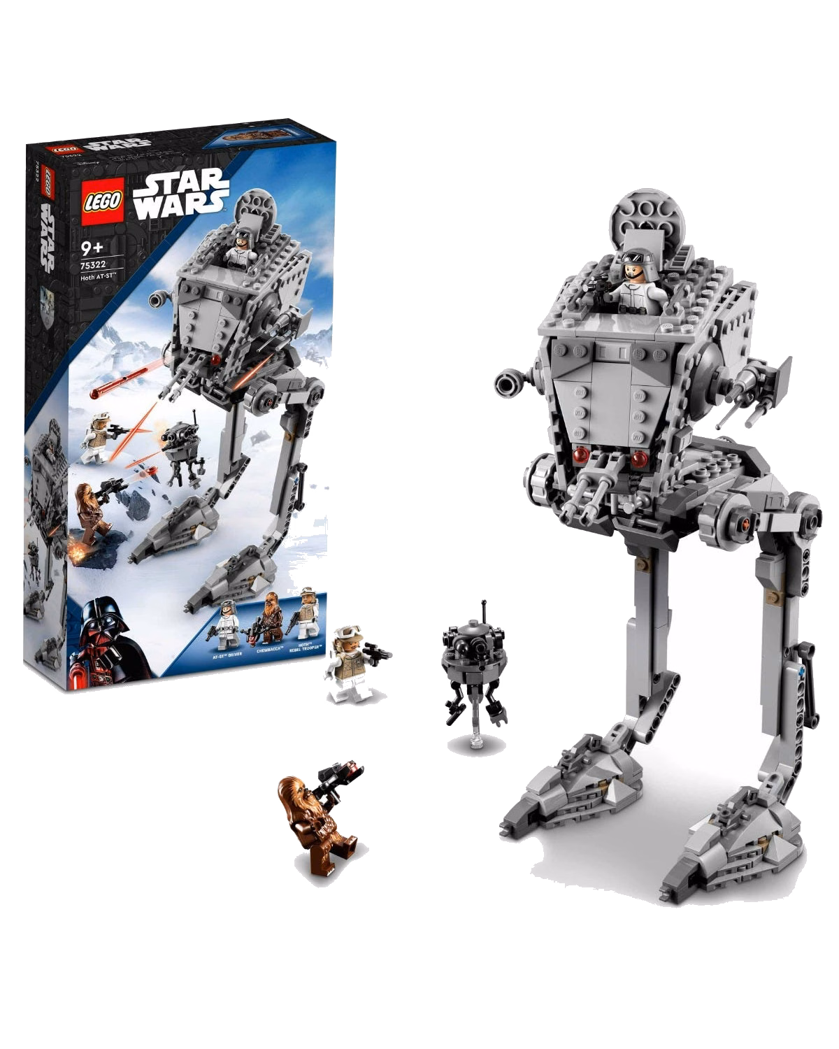 LEGO® Star Wars Hoth At-St Walker & Chewbacca Set 75322 - 1