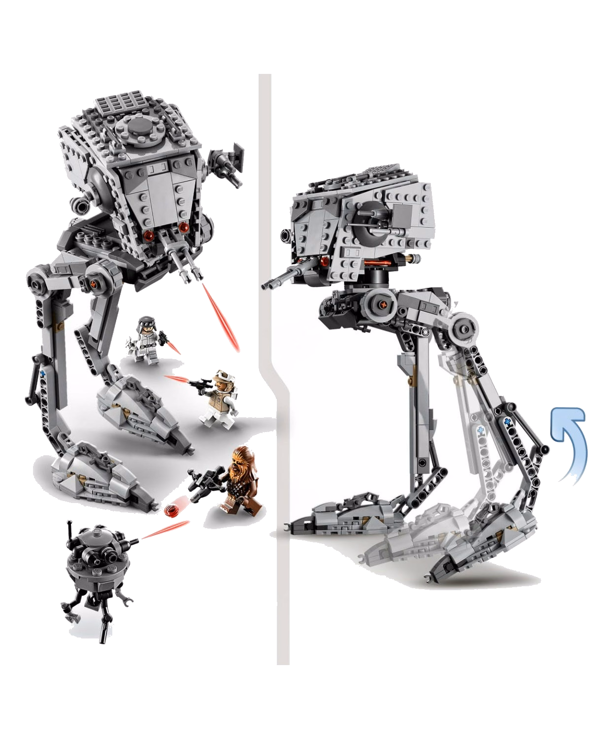 LEGO® Star Wars Hoth At-St Walker & Chewbacca Set 75322 - 4