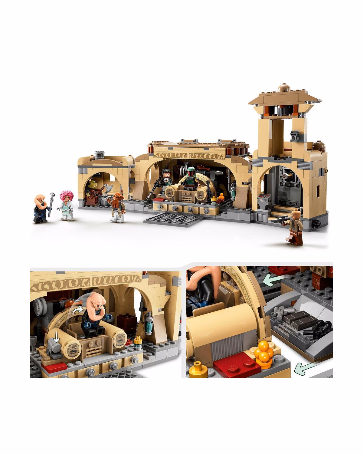 LEGO® 75326 Star Wars Boba Fetta's Throne Room Buildable Toy - 4