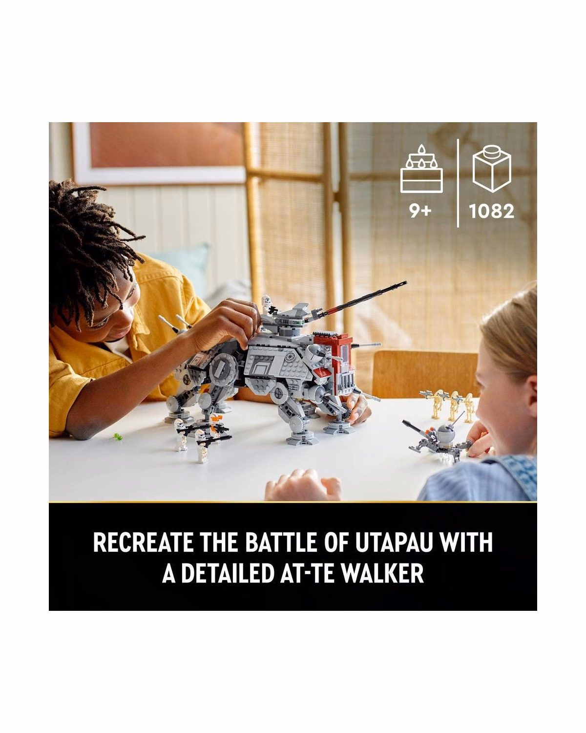 LEGO® 75337 Star Wars AT-TE Walker Set with Droid Figures - 5
