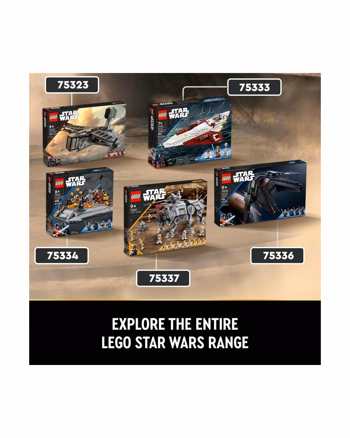 LEGO® 75337 Star Wars AT-TE Walker Set with Droid Figures - 8