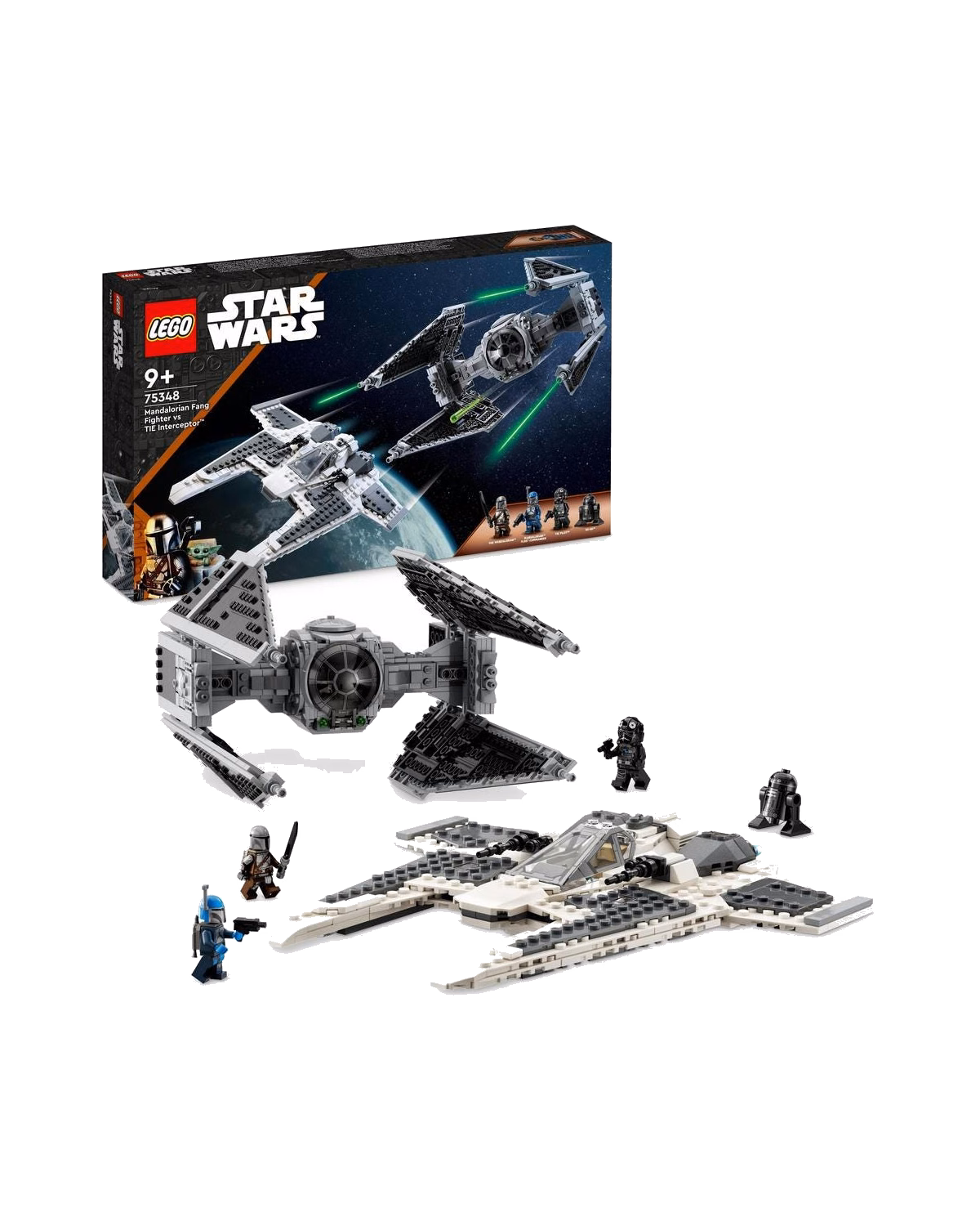 LEGO® Star Wars Mandalorian Fang Fighter vs. TIE Interceptor 75348 - 1