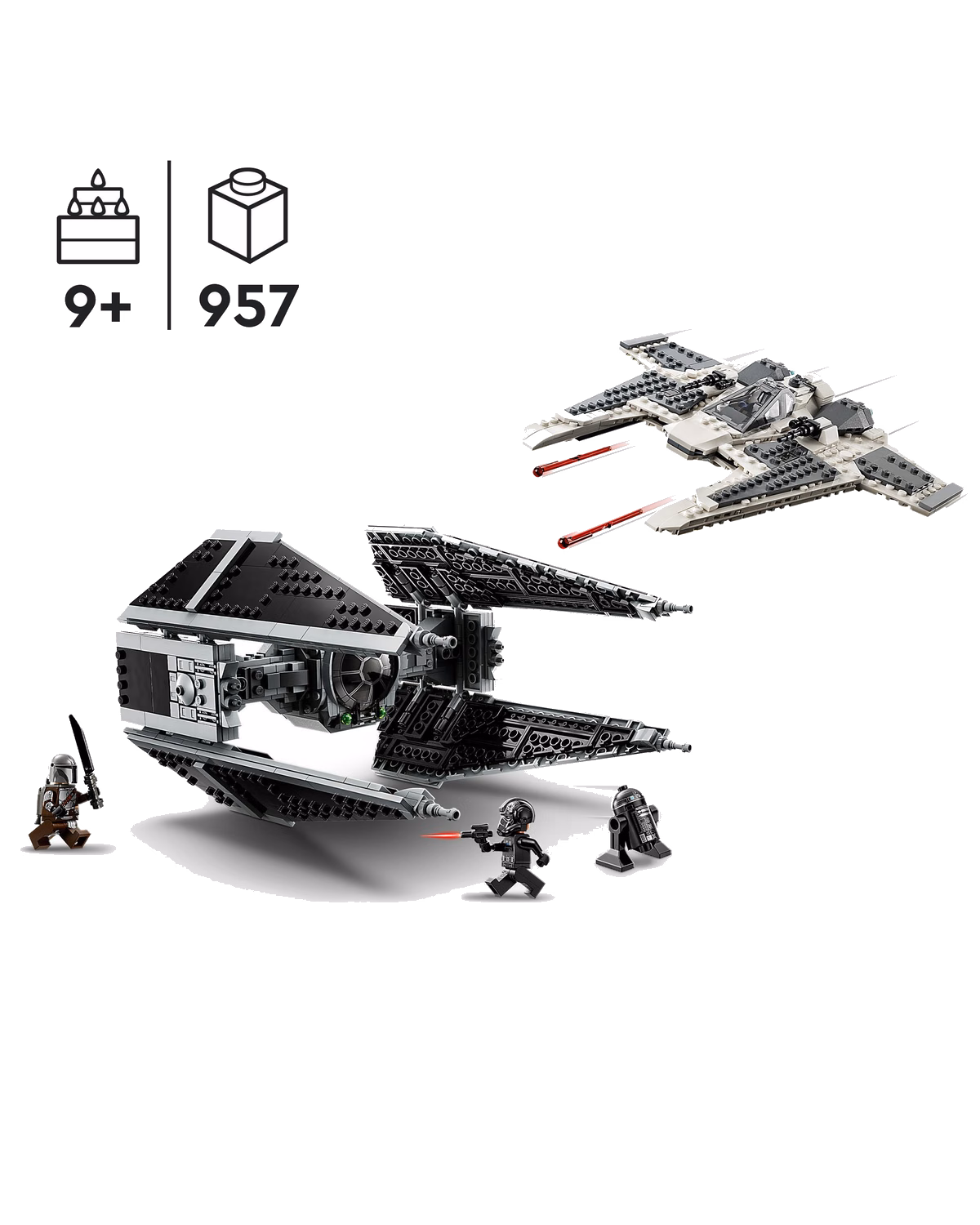 LEGO® Star Wars Mandalorian Fang Fighter vs. TIE Interceptor 75348 - 4