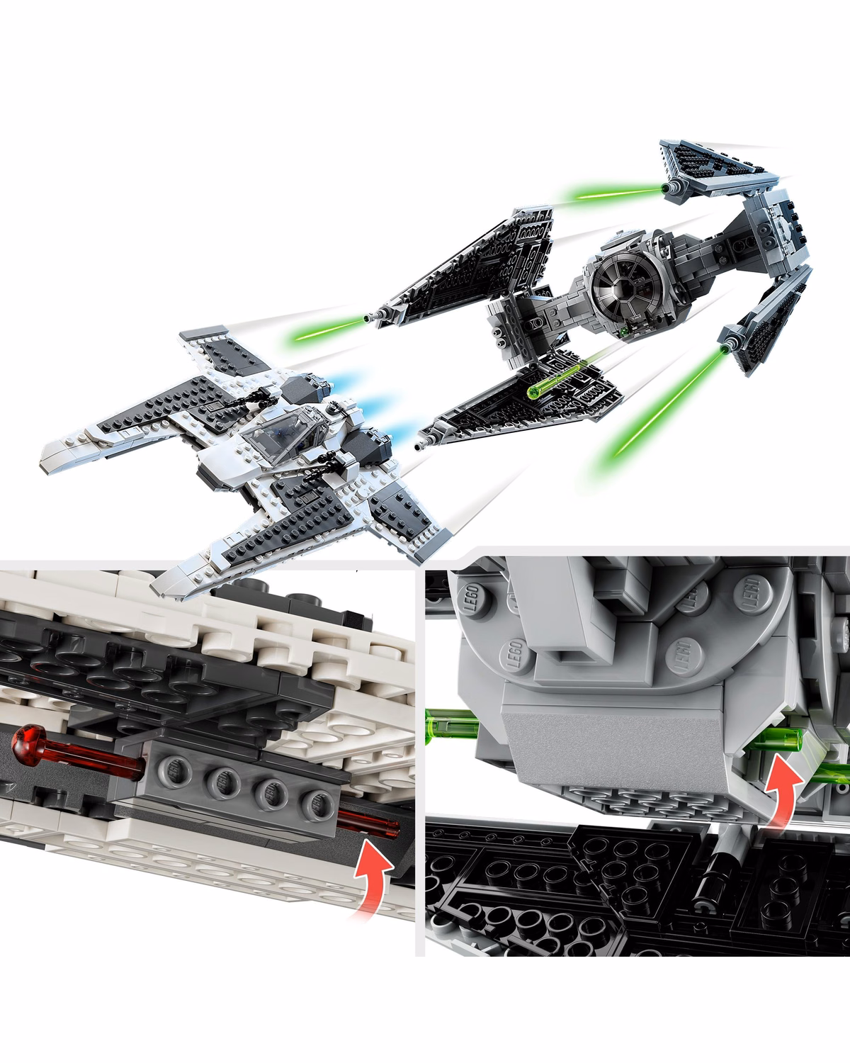 LEGO® Star Wars Mandalorian Fang Fighter vs. TIE Interceptor 75348 - 5