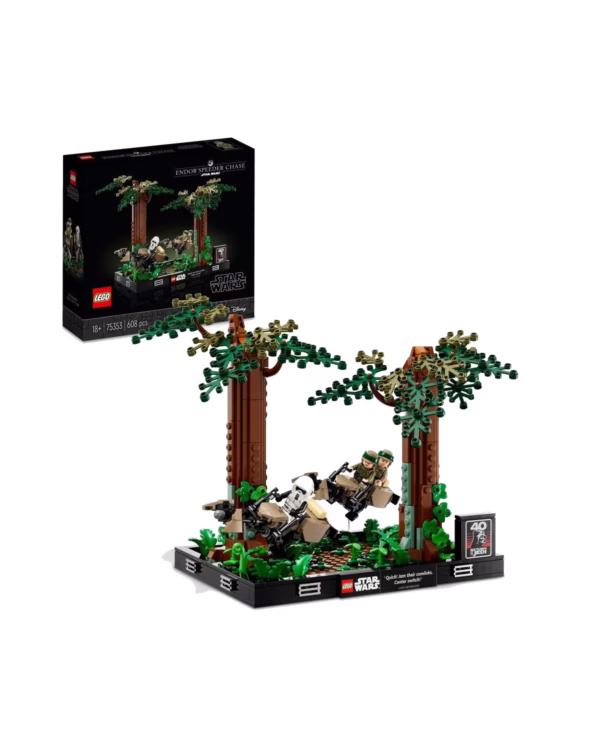 LEGO® 75353 Star Wars Endor Speeder Chase Diorama Model Set - 1