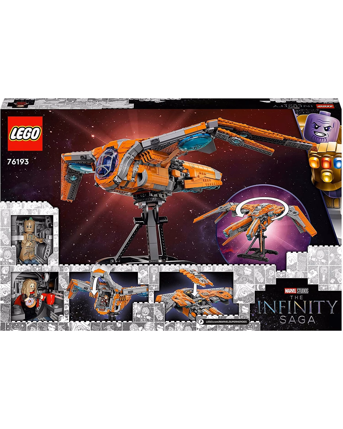LEGO® Marvel The Guardians’ of the Galaxy Ship Set 76193 - 7