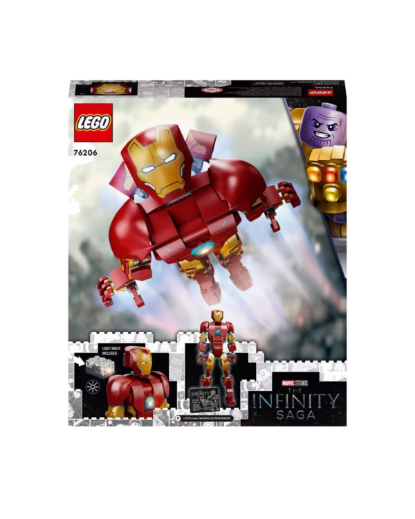LEGO® Marvel Iron Man Figure Building Toy, Infinity Saga 76206 - 2