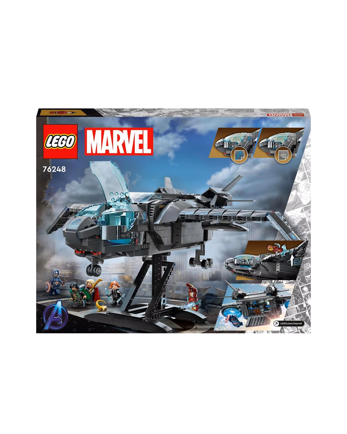 LEGO® 76248 Marvel The Avengers Quinjet Infinity Saga Set - 2