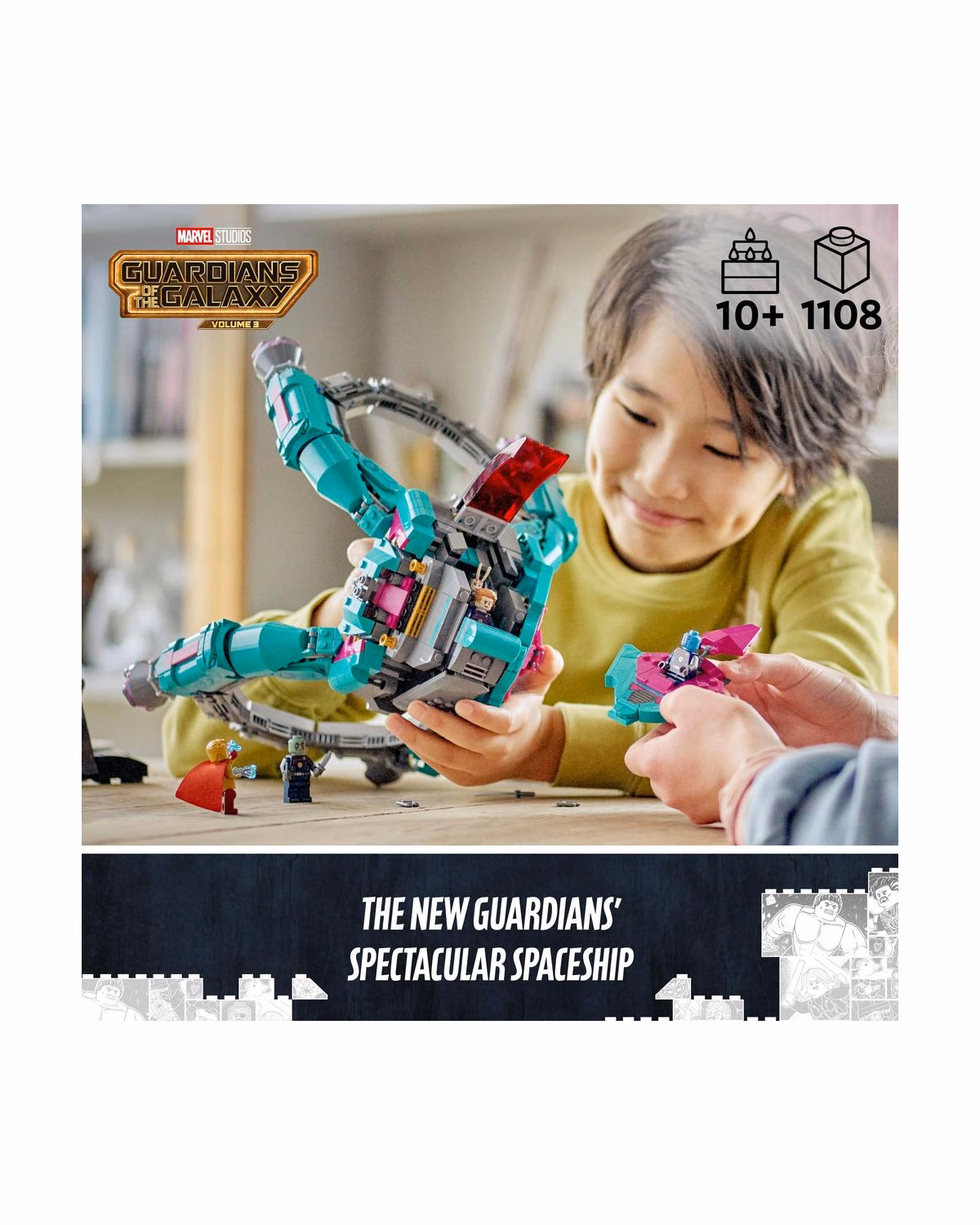 LEGO® 76255 Marvel The New Guardians' Ship Space Avengers Set - 5