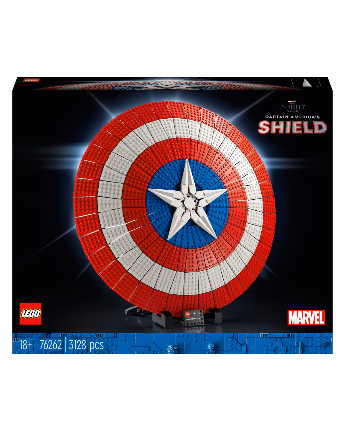 LEGO® 76262 Marvel Captain America's Shield Avengers Set - 3