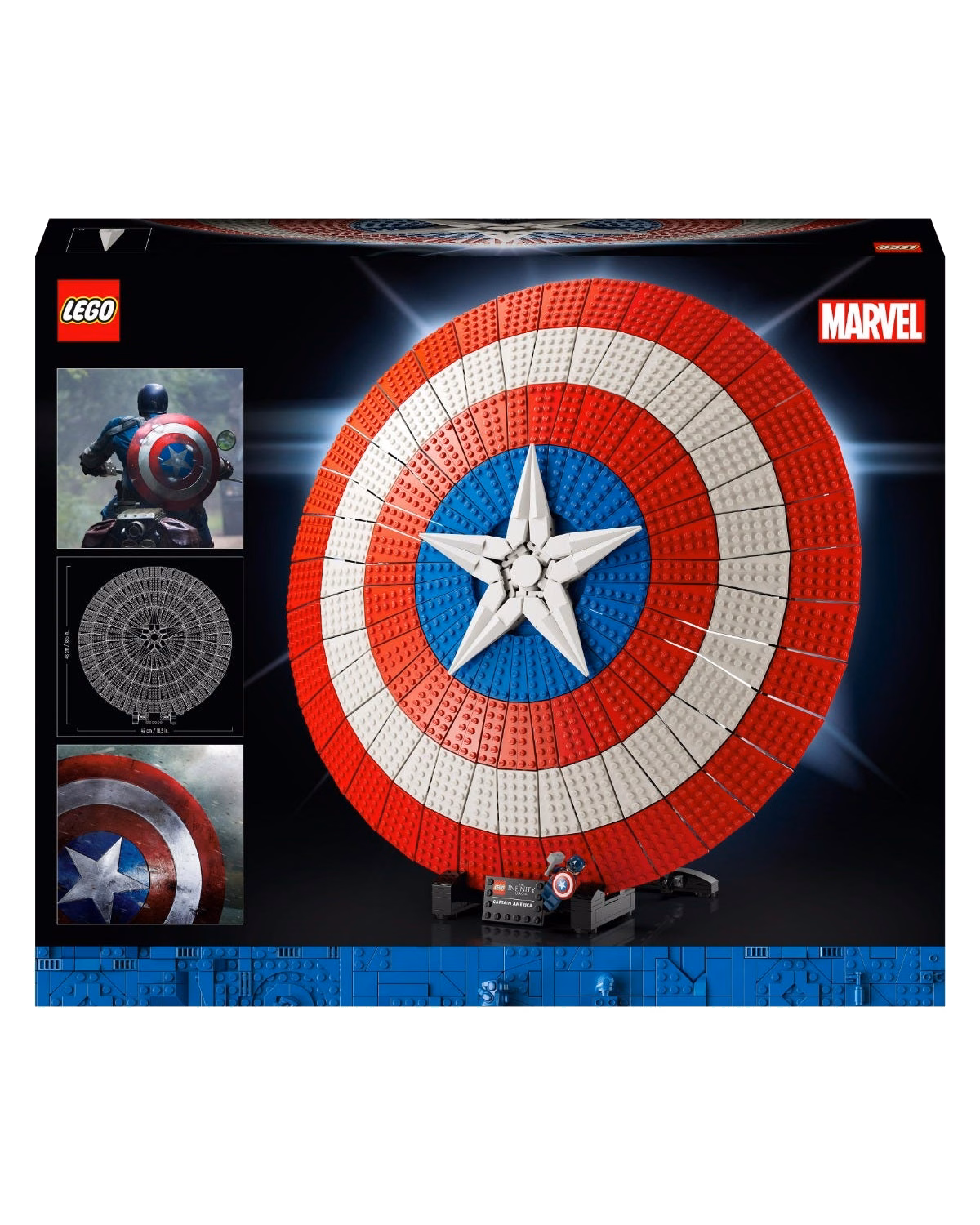 LEGO® 76262 Marvel Captain America's Shield Avengers Set - 8