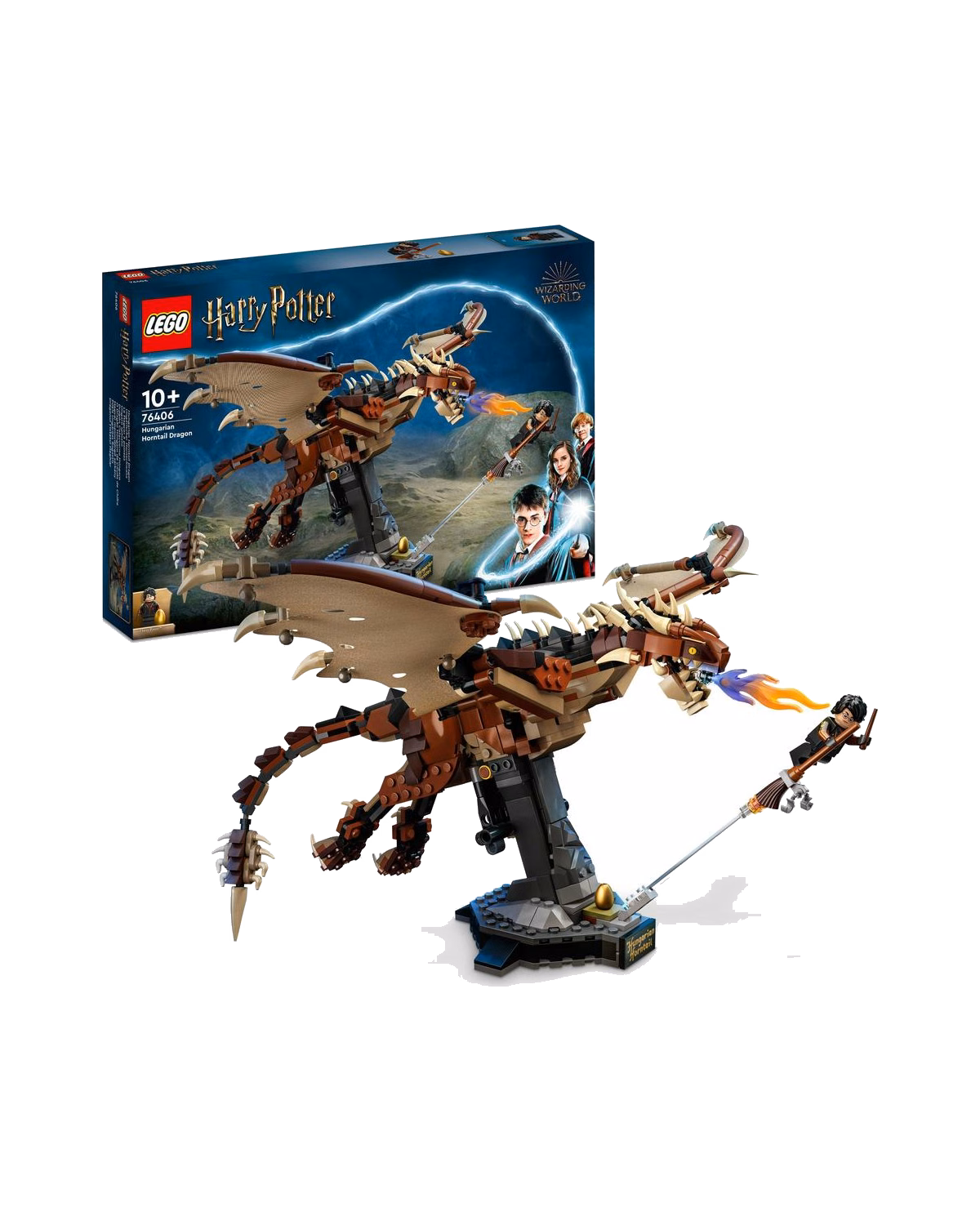 LEGO® 76406 Harry Potter Hungarian Horntail Dragon Toy Model - 1