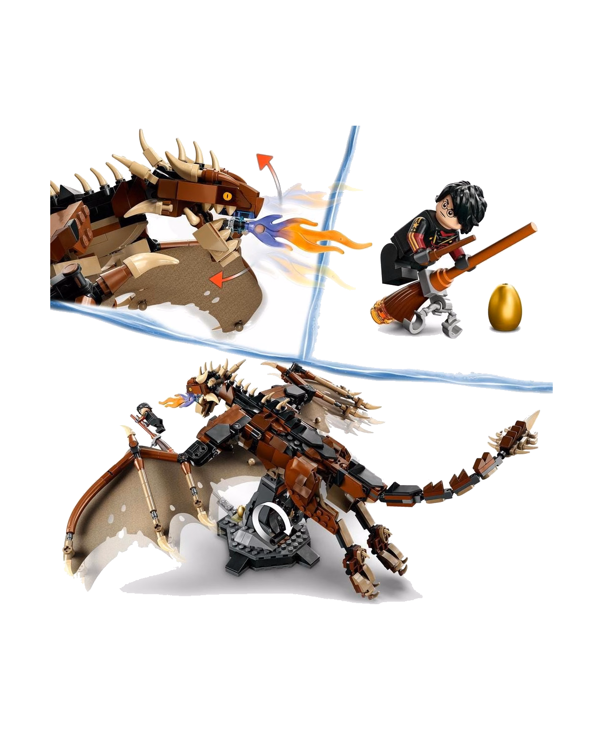 LEGO® 76406 Harry Potter Hungarian Horntail Dragon Toy Model - 5