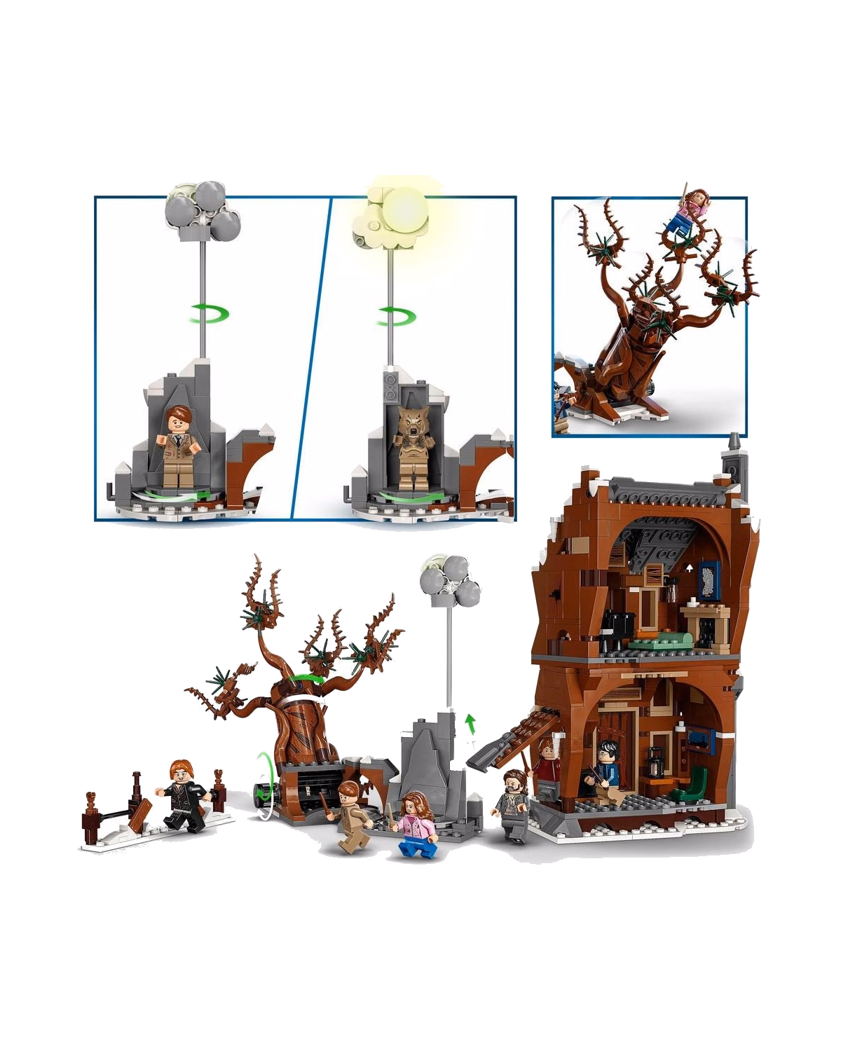 LEGO® 76407 Harry Potter Shrieking Shack & Whomping Willow Set - 3