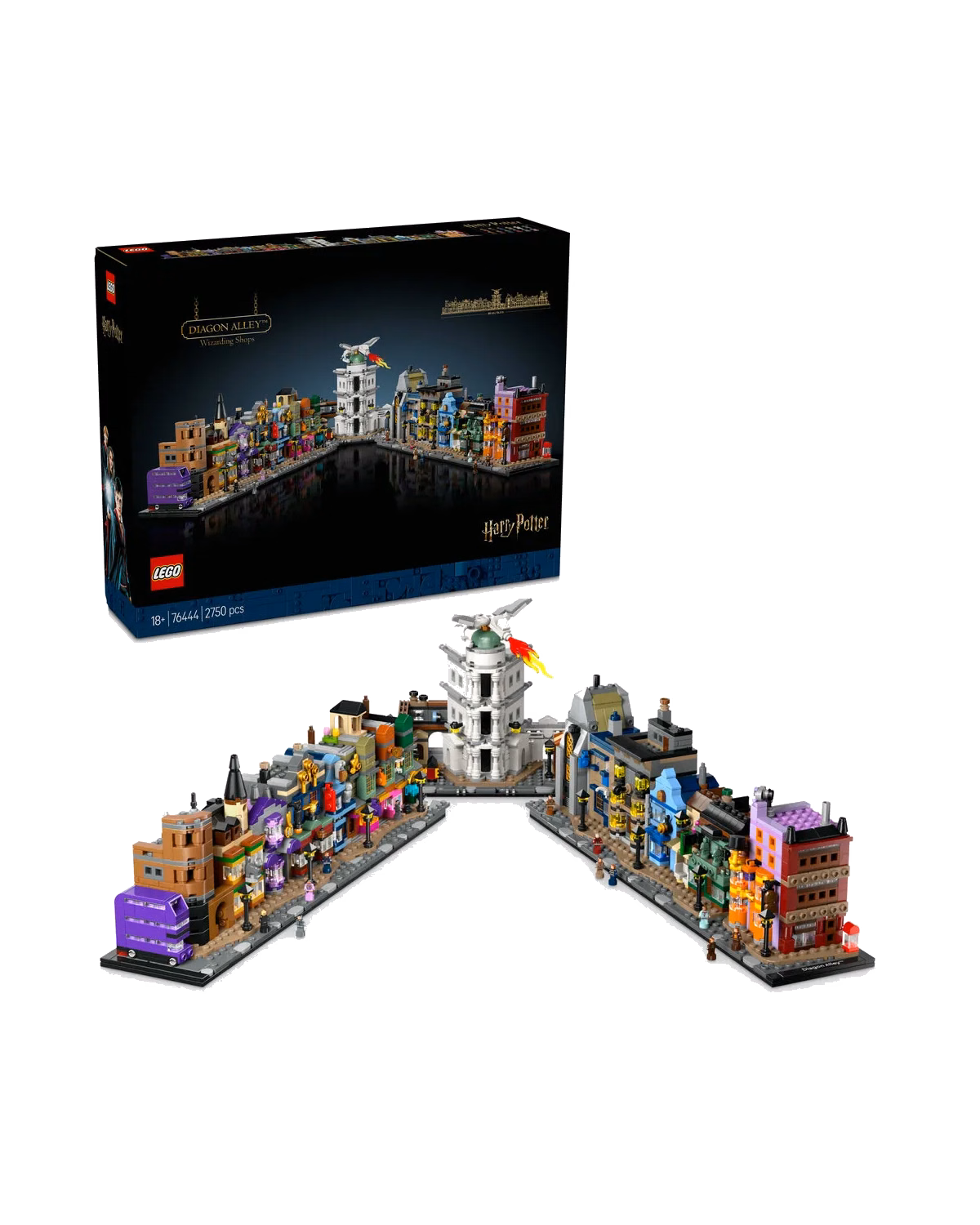LEGO® Harry Potter Diagon Alley Wizarding Shops Set 76444 - 1