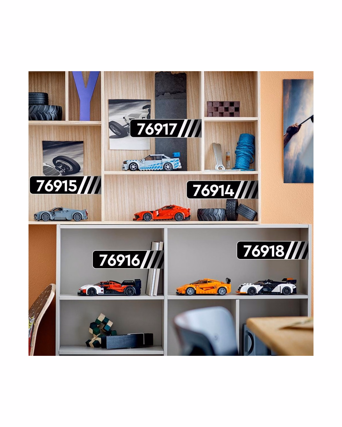 LEGO® 76915 Speed Champions Pagani Utopia Model Race Car Set - 7