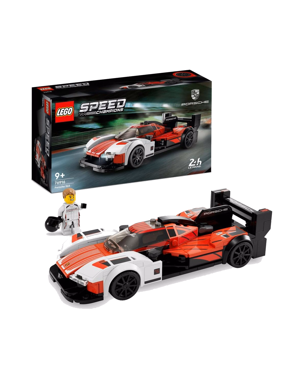 LEGO® 76916 Speed Champions Porsche 963 Model Race Car Toy - 1