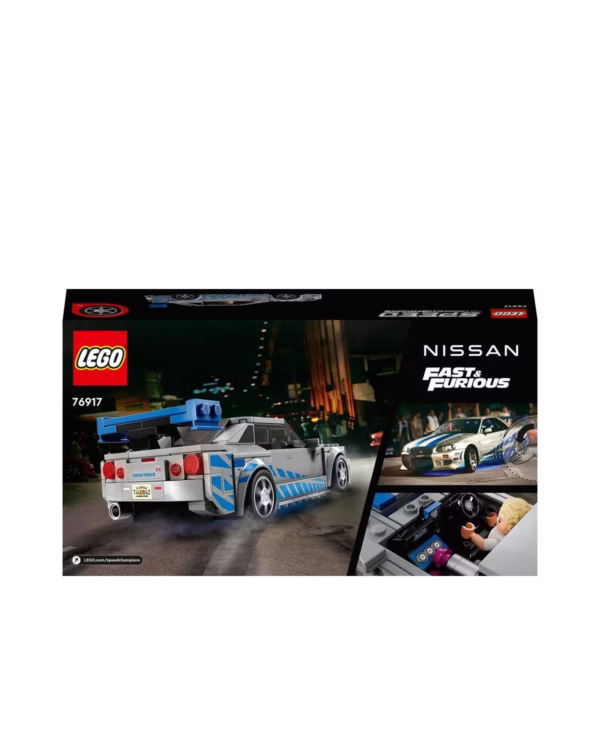 LEGO® 76917 Speed Champions 2 Fast 2 Furious Nissan Skyline GT-R (R34) - 2