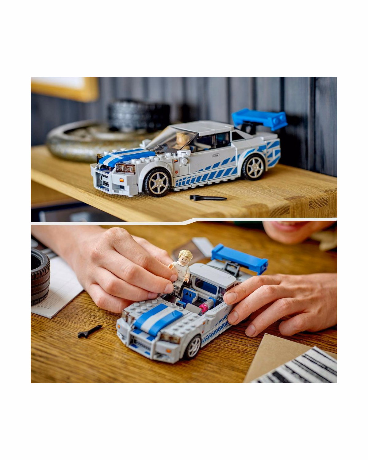 LEGO® 76917 Speed Champions 2 Fast 2 Furious Nissan Skyline GT-R (R34) - 6