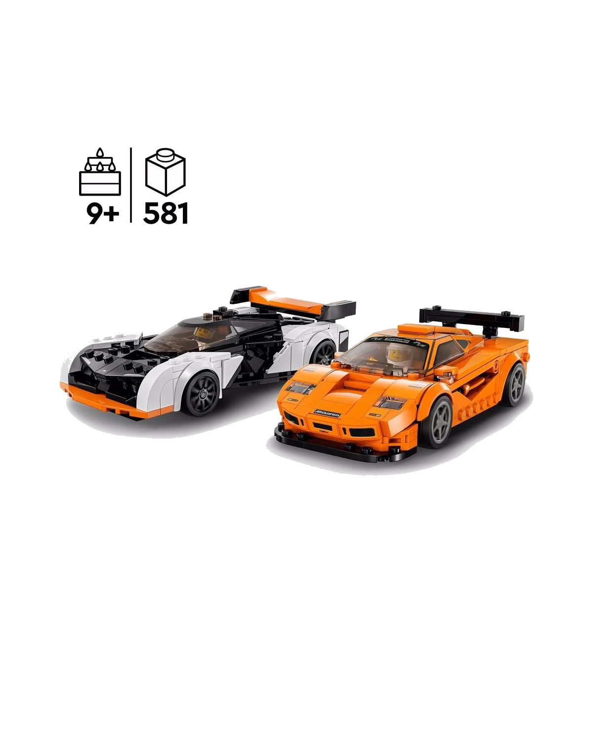 LEGO® 76918 Speed Champions McLaren Solus GT & McLaren F1 LM - 3