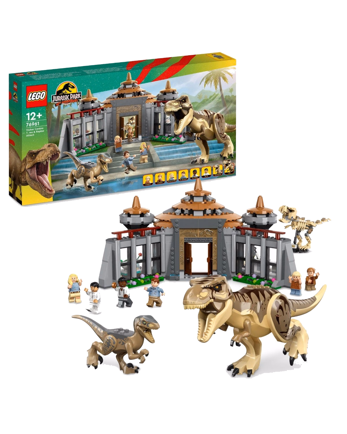 Lego® 76961 Jurassic Park Visitor Centre: T. Rex & Raptor Attack - 1